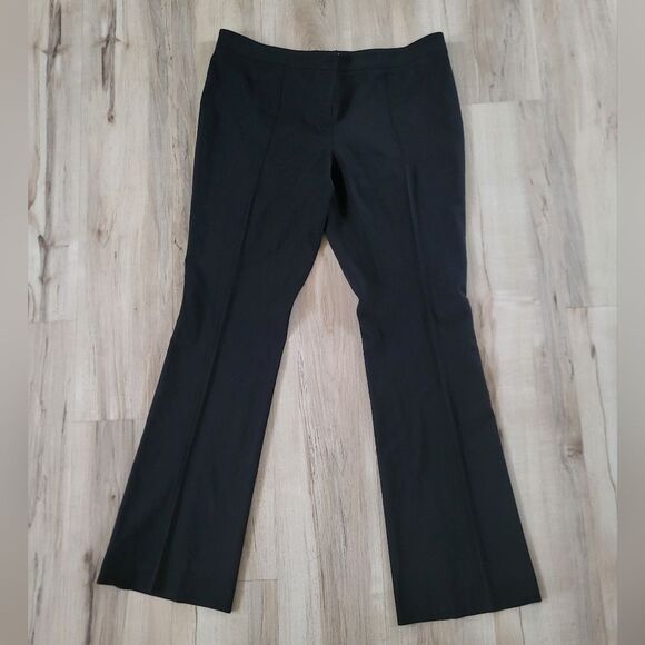 Burberry London Black Seam Straight Leg Trouser Regular Size 12 - Picture 1 of 15